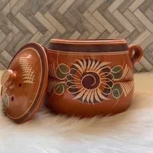 Terracota pot with lid 101oz